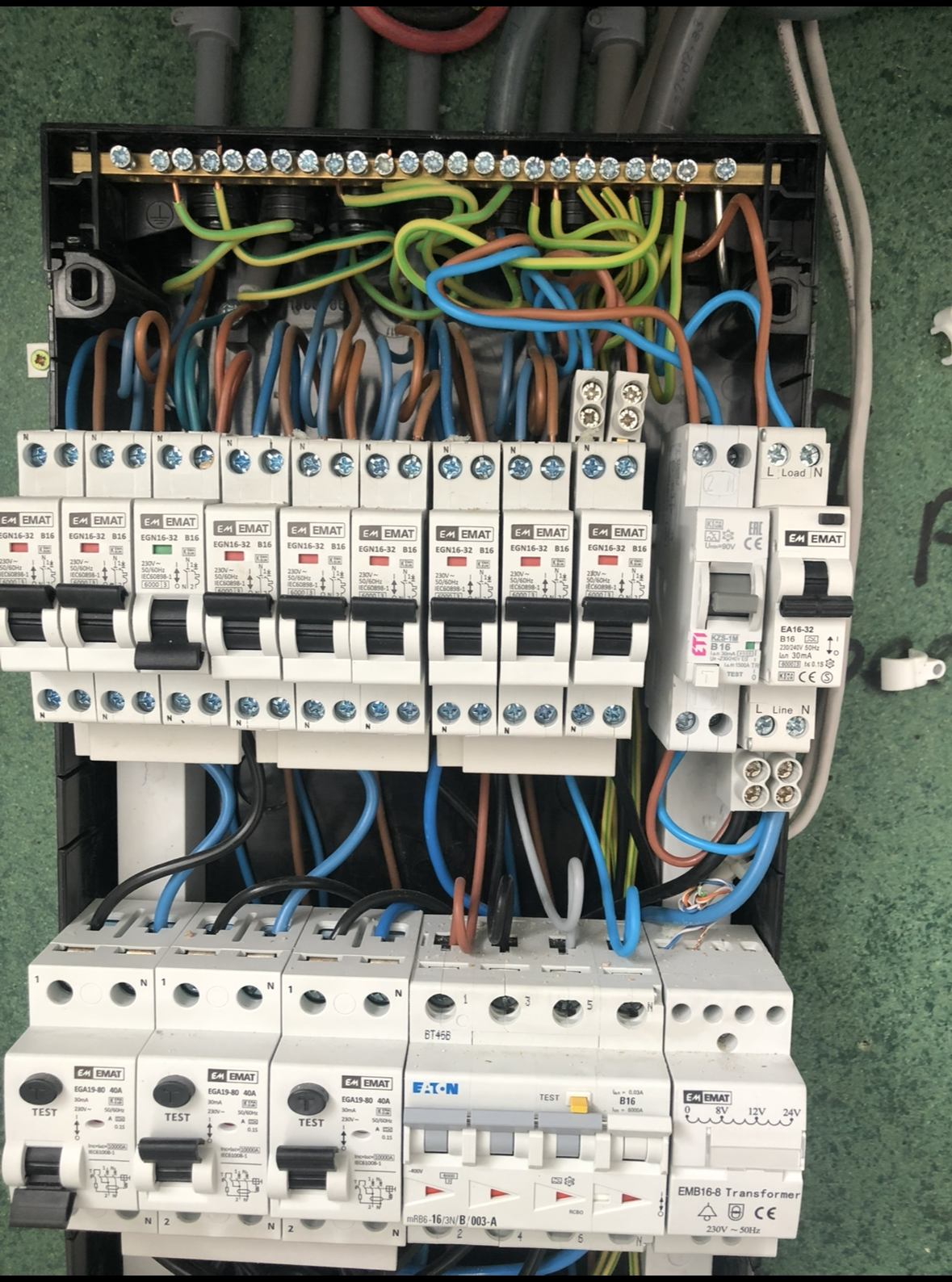 Paneelbekabeling in technische kast